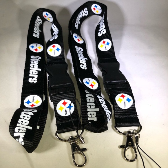 TWO (2) Pittsburgh Steelers Lanyards/Keychains - Picture 4 of 8